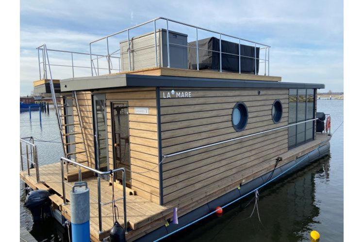 Hausboot Fjord Haven Mit Biosauna In 바르트 외부 사진