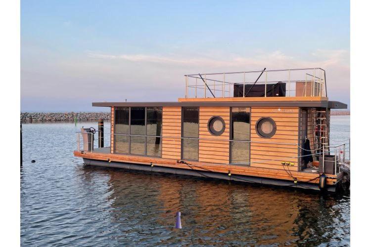 Hausboot Fjord Haven Mit Biosauna In 바르트 외부 사진
