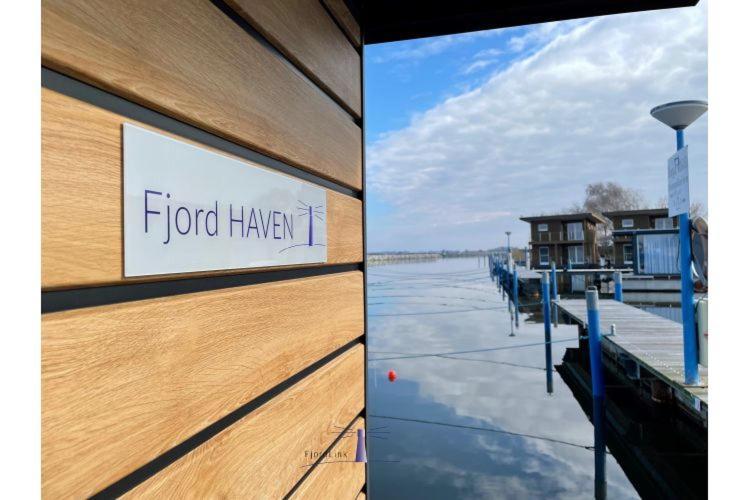 Hausboot Fjord Haven Mit Biosauna In 바르트 외부 사진