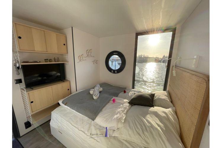Hausboot Fjord Haven Mit Biosauna In 바르트 외부 사진